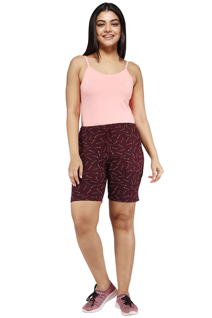 Comfort Lady Printed Relax Shorts