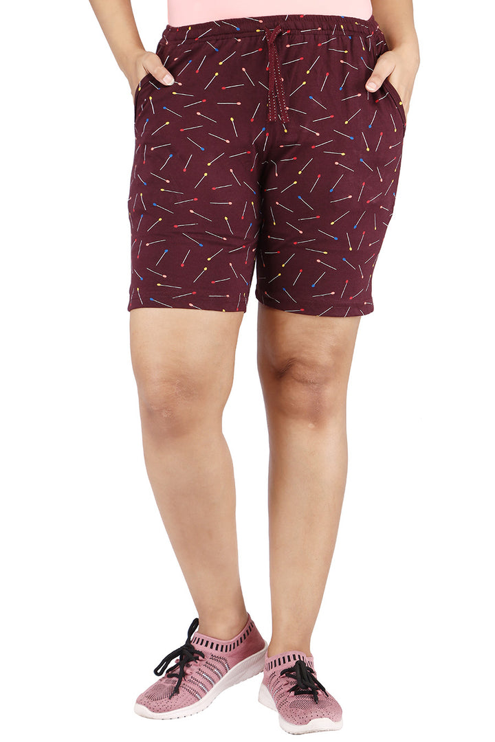 Comfort Lady Printed Relax Shorts
