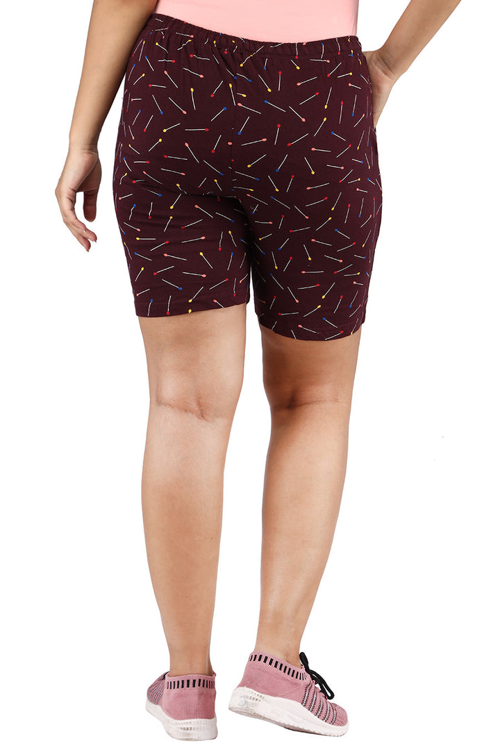 Comfort Lady Printed Relax Shorts