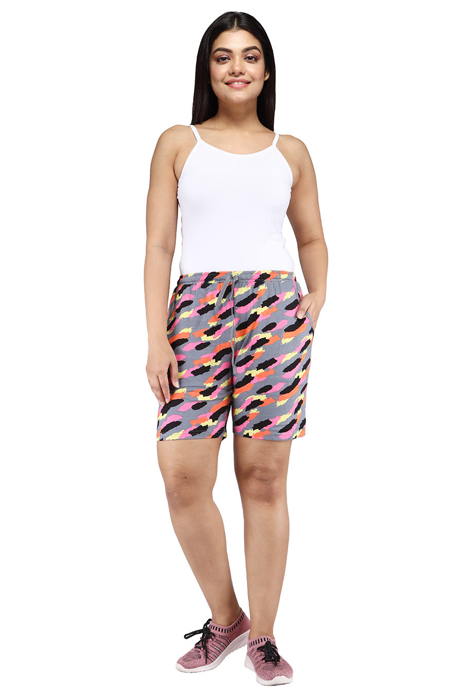 Comfort Lady Printed Relax Shorts