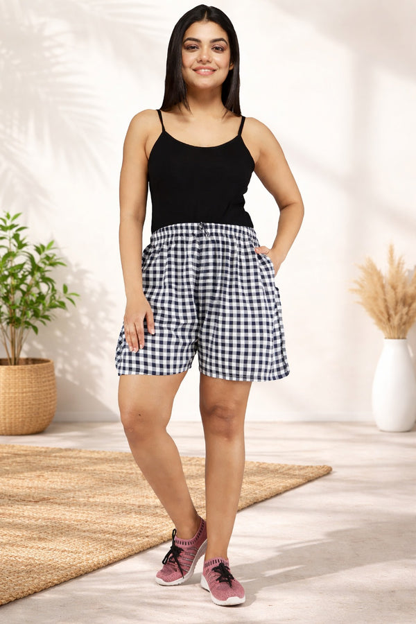 Comfort Lady Printed Shorts