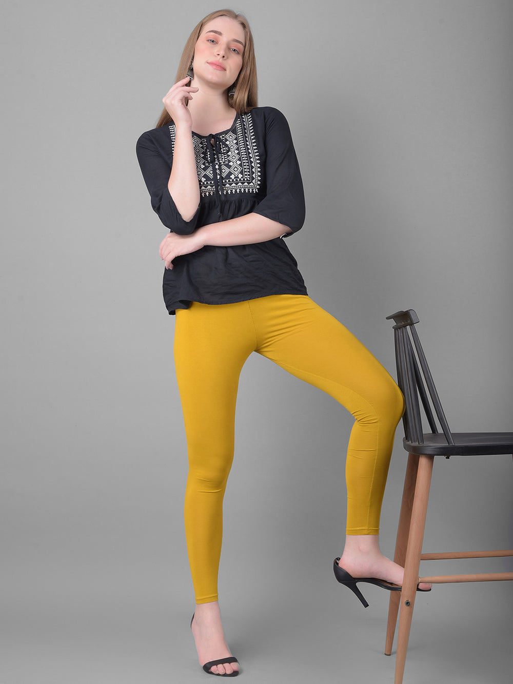 Comfort Lady Regular Fit Ankle Length Leggings - Comfort Lady Private Limited