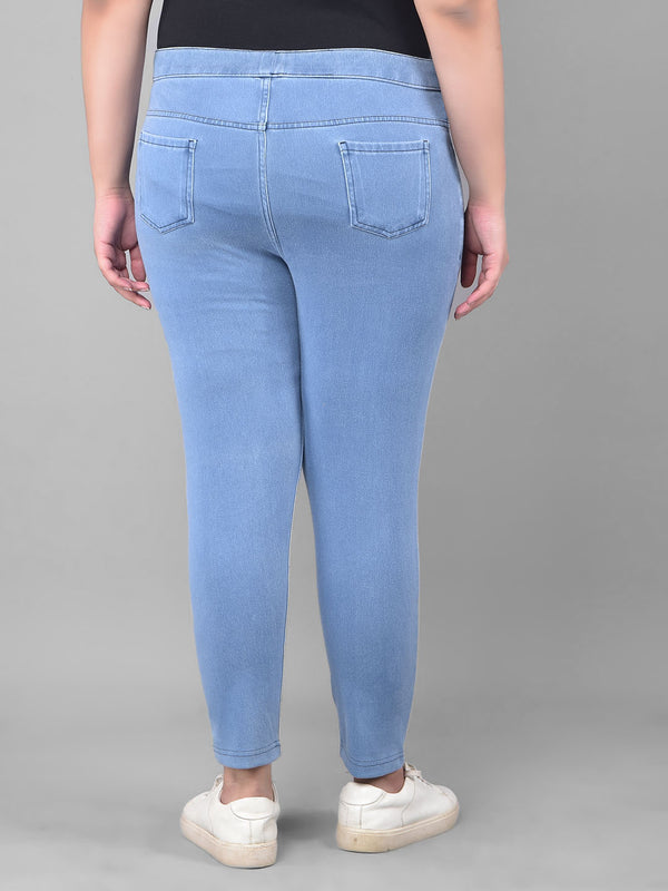 Comfort Lady Plus Size Denim Jeggings