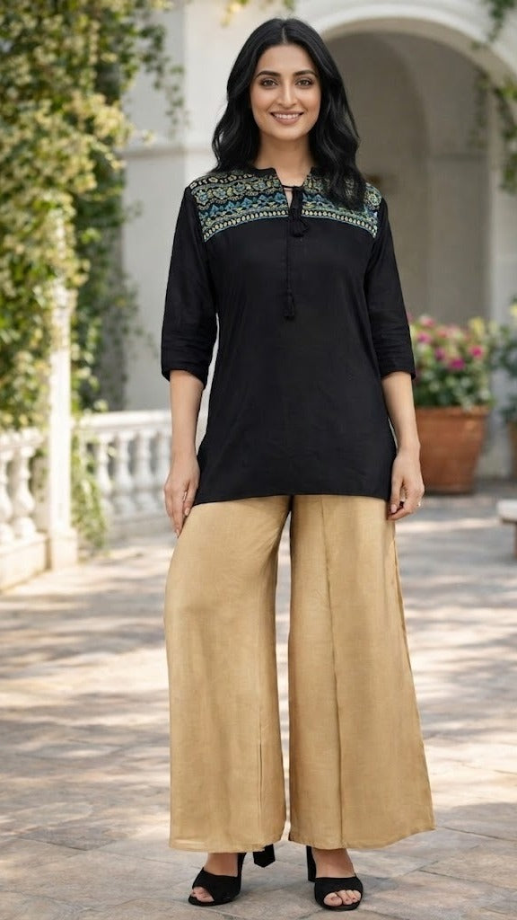 Comfort Lady Shimmer Palazzos