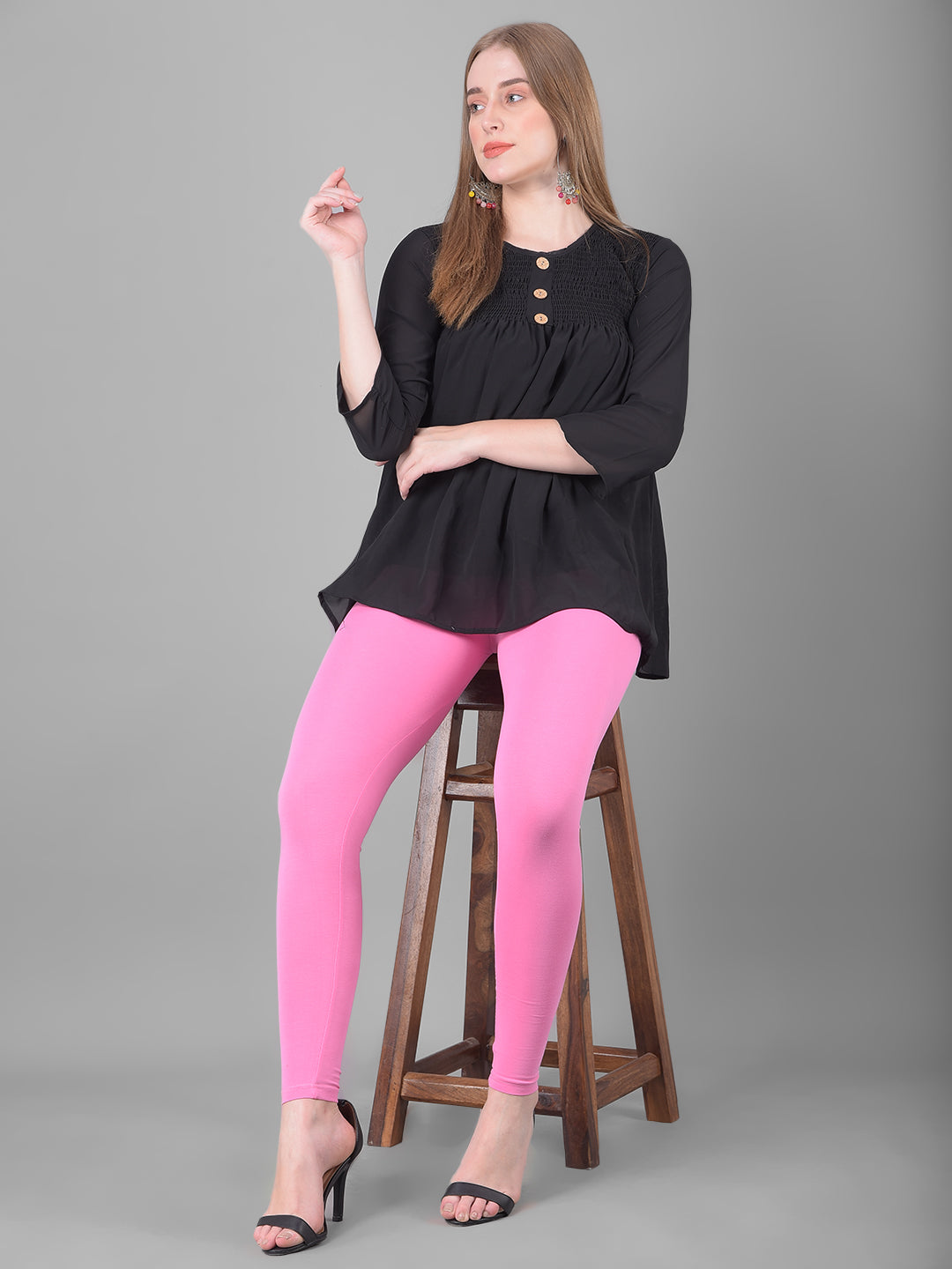 Comfort Lady Regular Fit Ankle Length Leggings