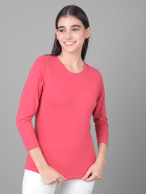 Comfort Lady Regular Fit Round Neck Plain Full Sleeve T-Shirt - Comfort Lady Private Limited