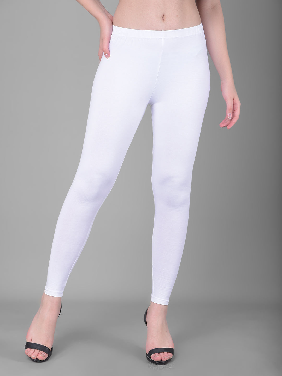 Comfort Lady Regular Fit Ankle Length Leggings - Main Image
