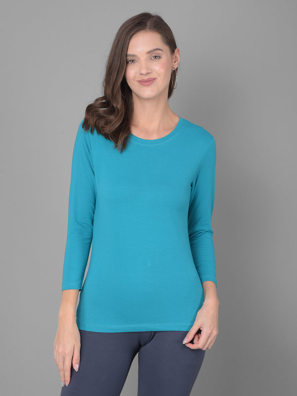 Comfort Lady Regular Fit Round Neck Plain Full Sleeve T-Shirt - Comfort Lady Private Limited