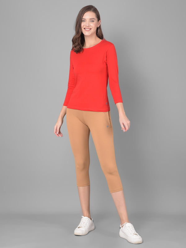 Comfort Lady Regular Fit Round Neck Plain Full Sleeve T-Shirt - Comfort Lady Private Limited