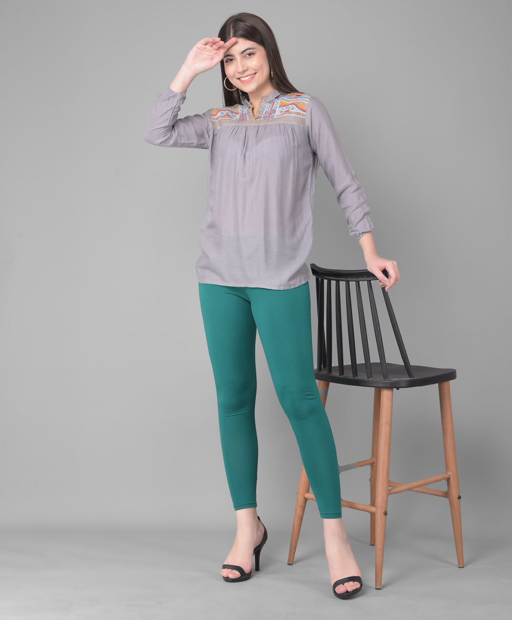 Comfort Lady Regular Fit Ankle Length Leggings - Comfort Lady Private Limited