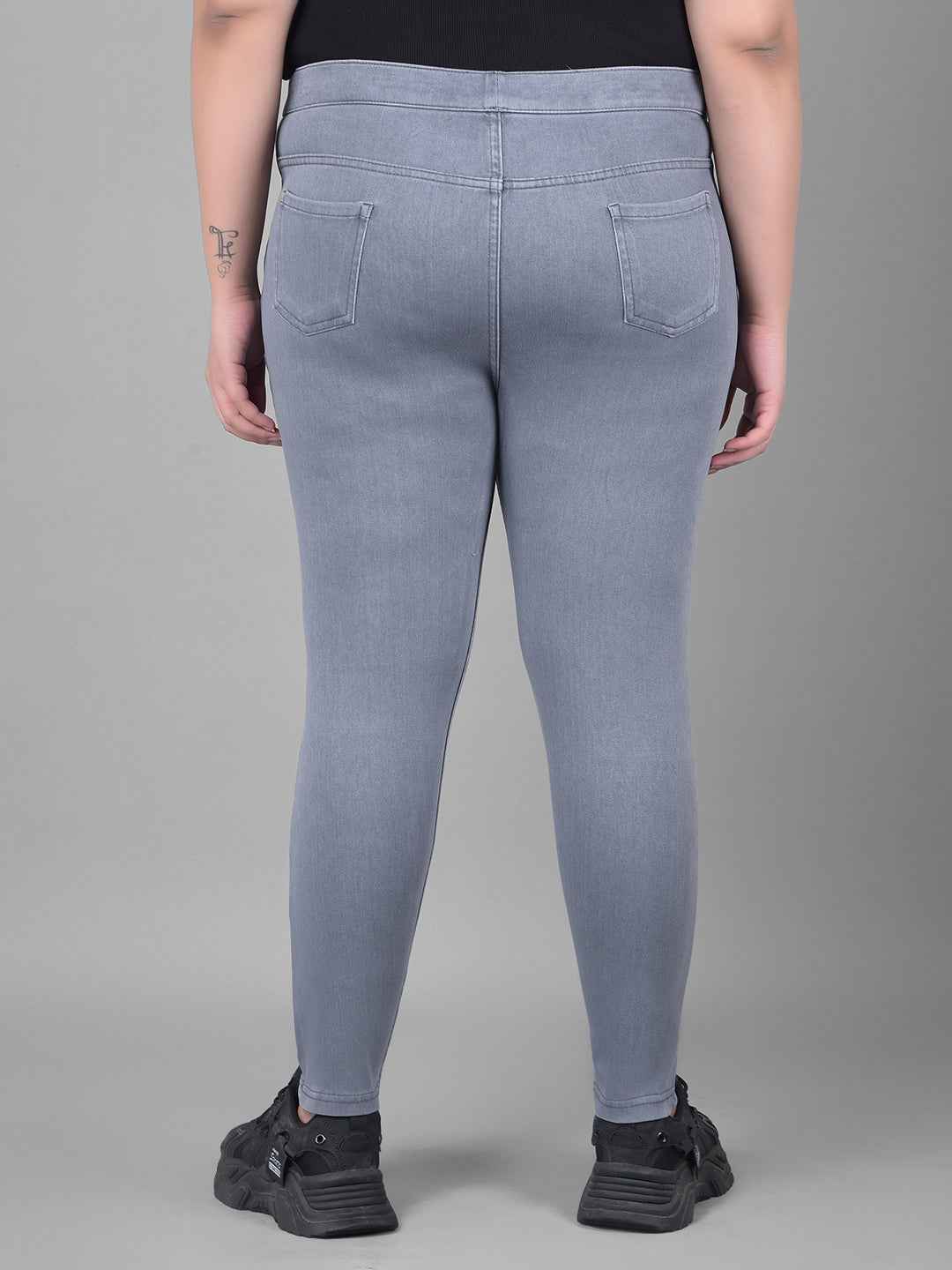 Plus size gray jeggings shop