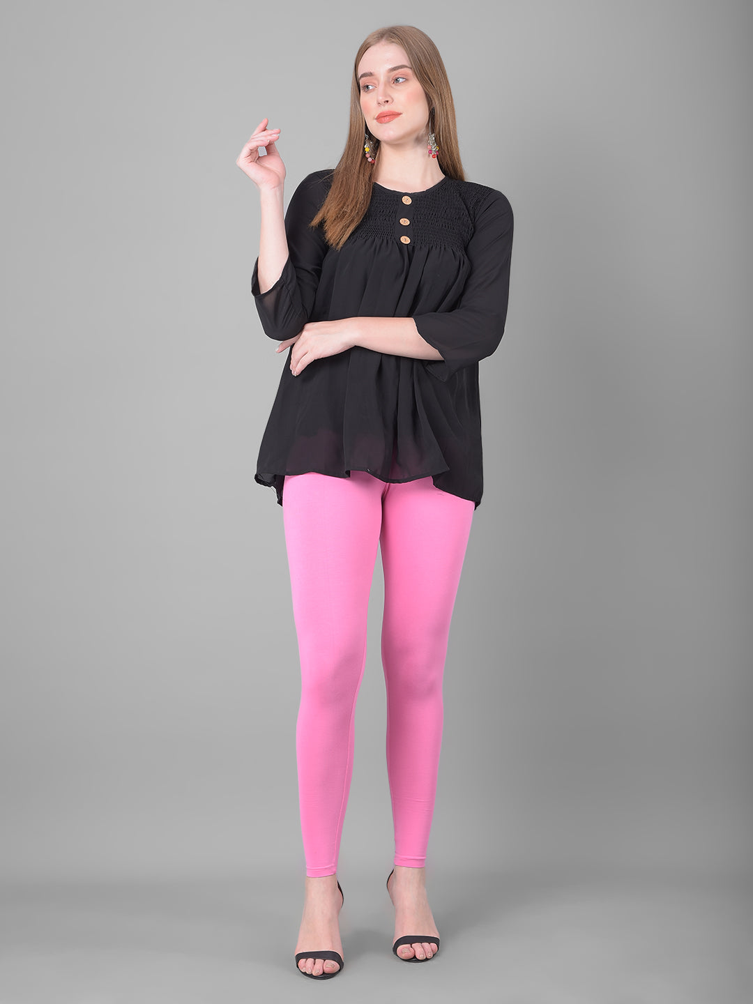 Comfort Lady Regular Fit Ankle Length Leggings