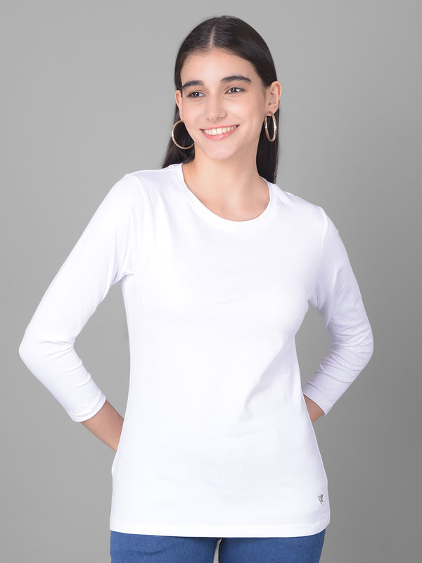 Comfort Lady Regular Fit Round Neck Plain Full Sleeve T-Shirt - Comfort Lady Private Limited
