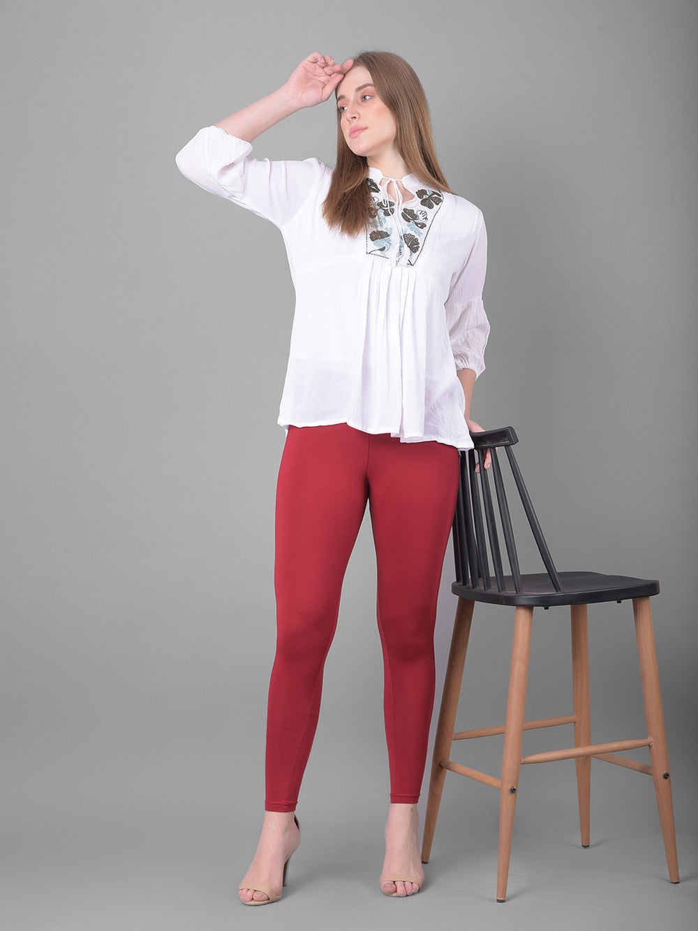 Comfort Lady Regular Fit Ankle Length Leggings - Comfort Lady Private Limited