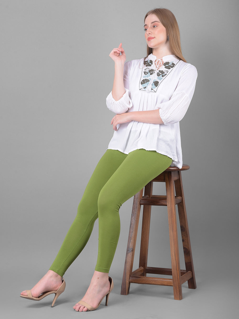 Comfort Lady Regular Fit Ankle Length Leggings - Comfort Lady Private Limited