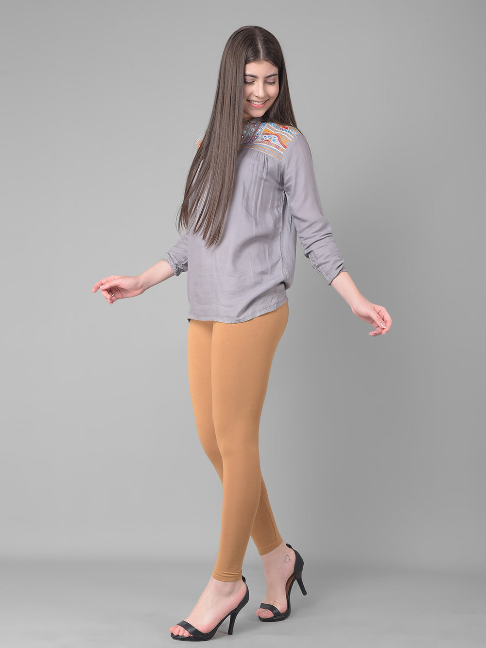 Comfort Lady Regular Fit Ankle Length Leggings - Comfort Lady Private Limited