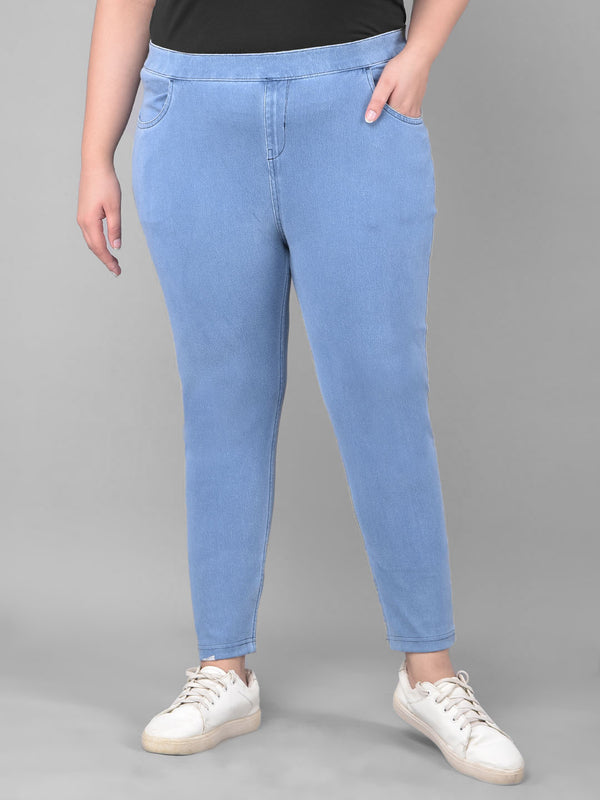 Comfort Lady Plus Size Denim Jeggings