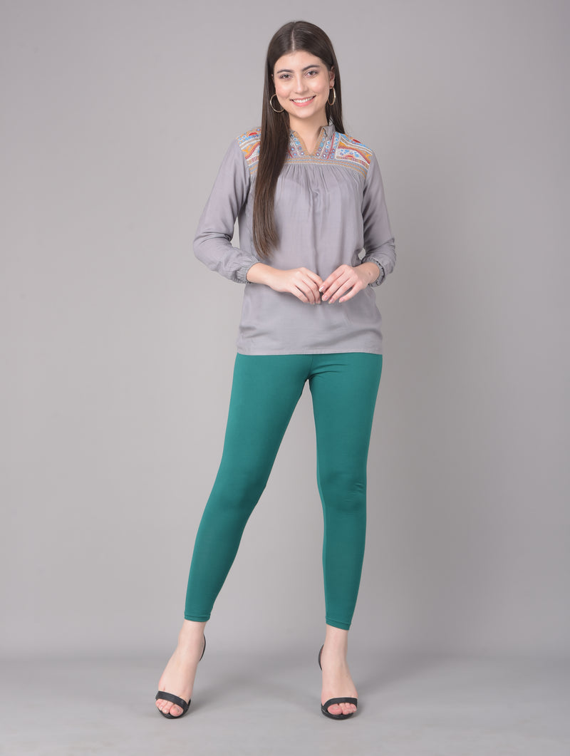 Comfort Lady Regular Fit Ankle Length Leggings - Comfort Lady Private Limited