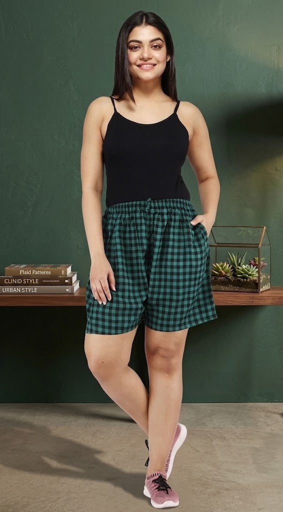 Comfort Lady Printed Shorts