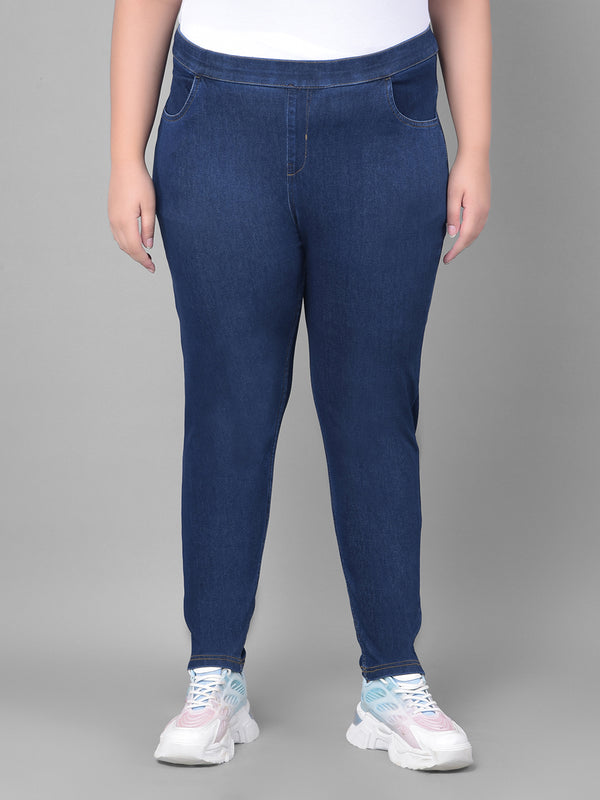 Comfort Lady Plus Size Denim Jeggings