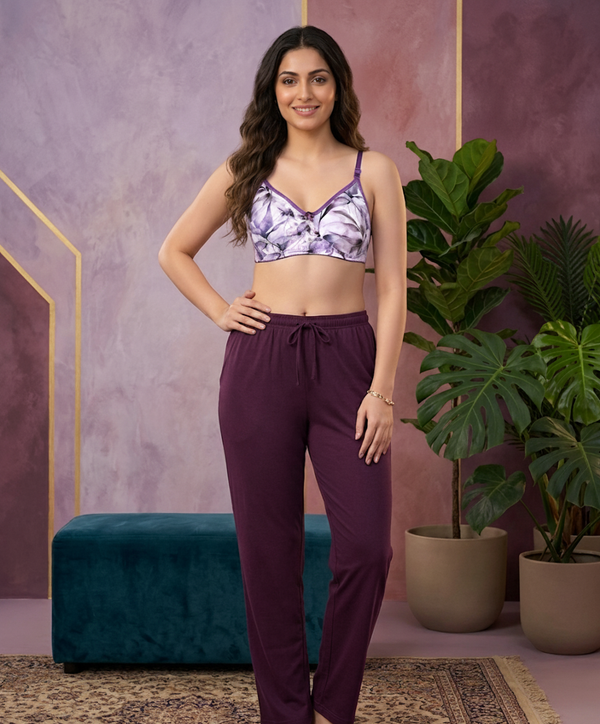 Comfort Lady Cotton Wire Free Women's Non-Padded Secret Support Bra - ASSORTED