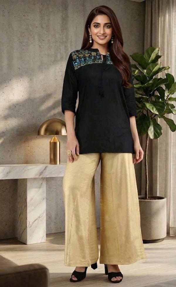 Comfort Lady Shimmer Palazzos