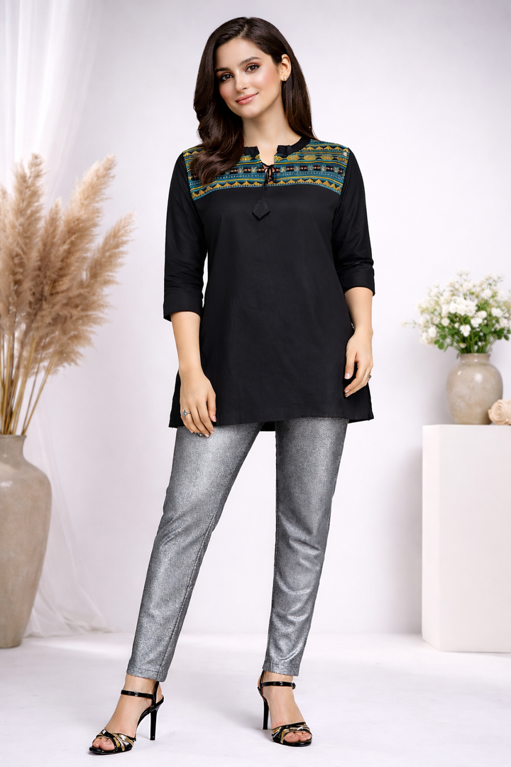 Comfort Lady Shimmer Kurti Pants