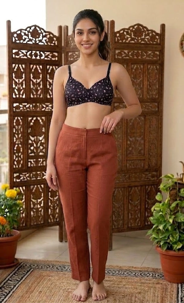 Comfort Lady Women’s Padded Wireless Cotton Bra| High Coverage All-Day Comfort - ASSORTED