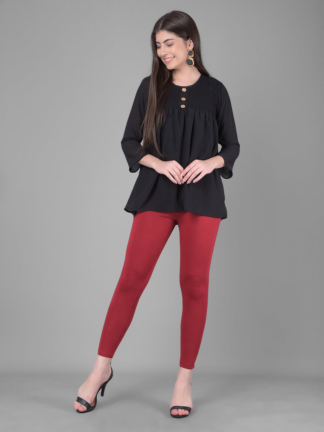 Comfort Lady Regular Fit Ankle Length Leggings