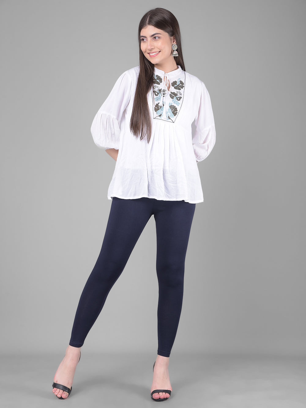 Comfort Lady Regular Fit Ankle Length Leggings - Comfort Lady Private Limited