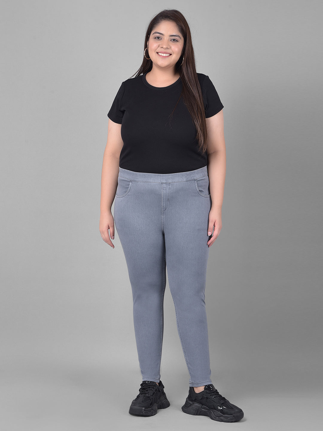 Comfort Lady Plus Size Denim Jeggings