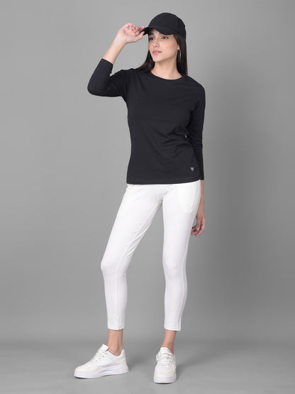 Comfort Lady Regular Fit Round Neck Plain Full Sleeve T-Shirt - Comfort Lady Private Limited