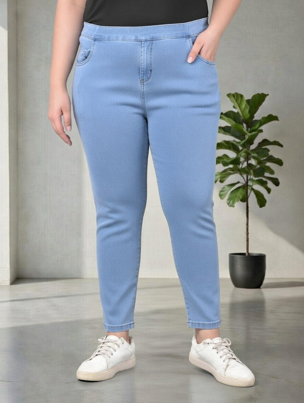 Comfort Lady Plus Size Denim Jeggings