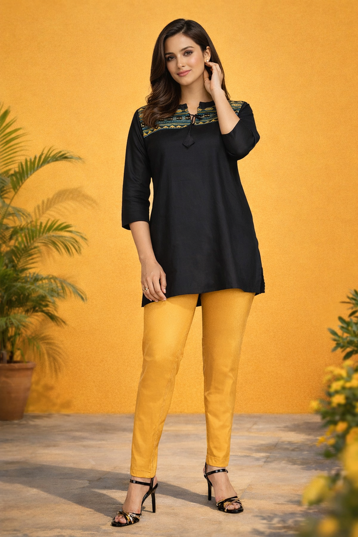 Comfort Lady Shimmer Kurti Pants