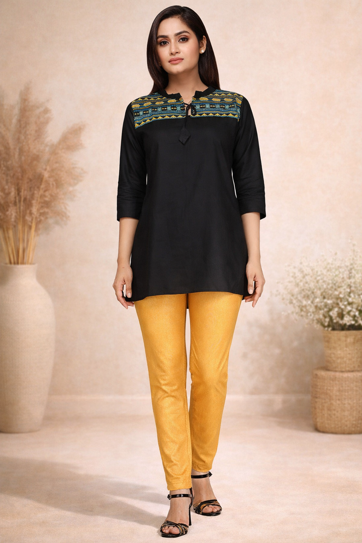 Comfort Lady Shimmer Kurti Pants