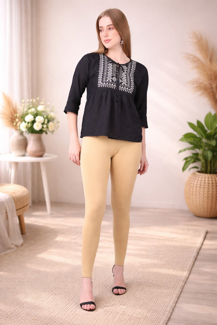 Comfort Lady Regular Fit Ankle Length Leggings