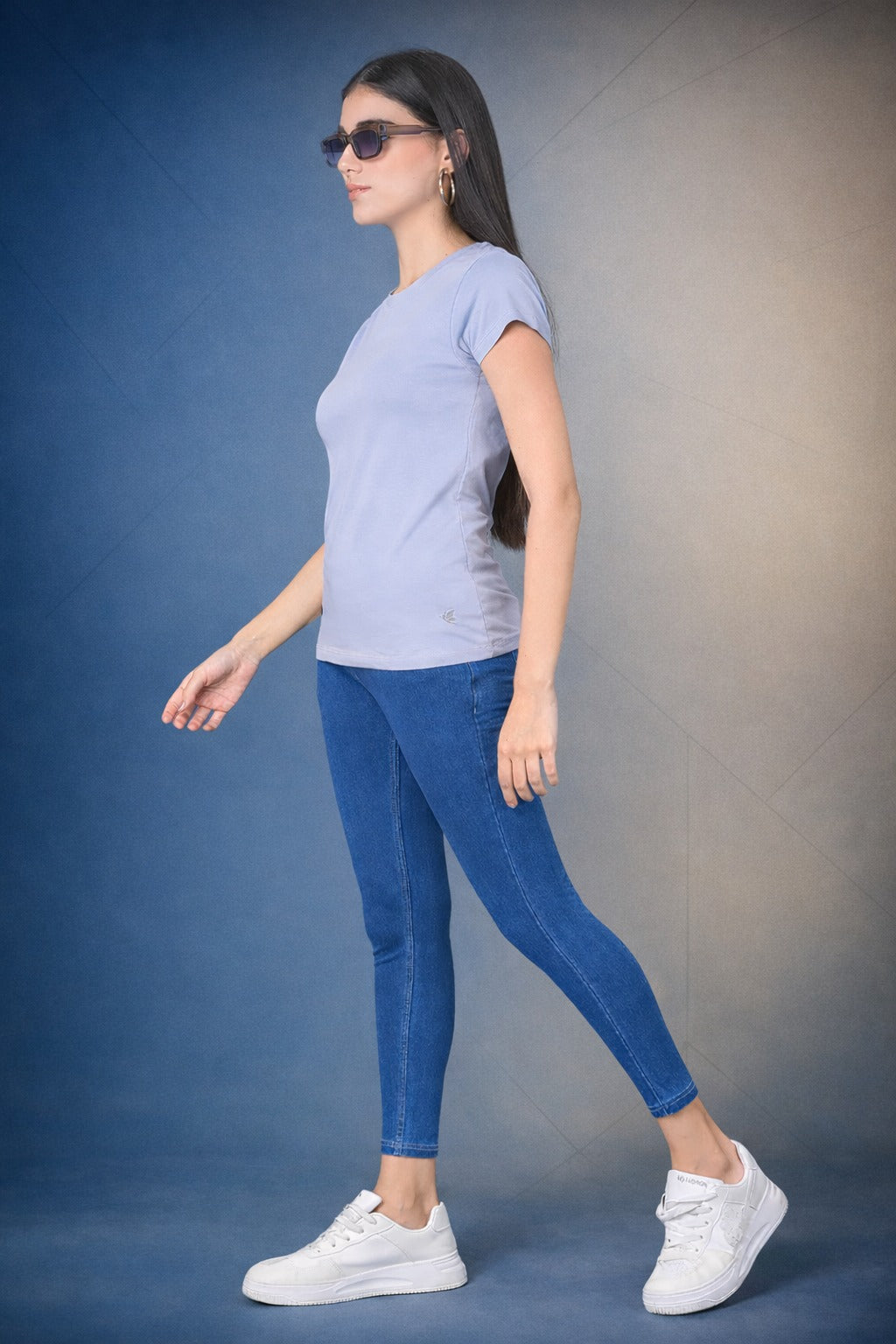 Comfort Lady Regular Fit Plain Half Sleeve T Shirt