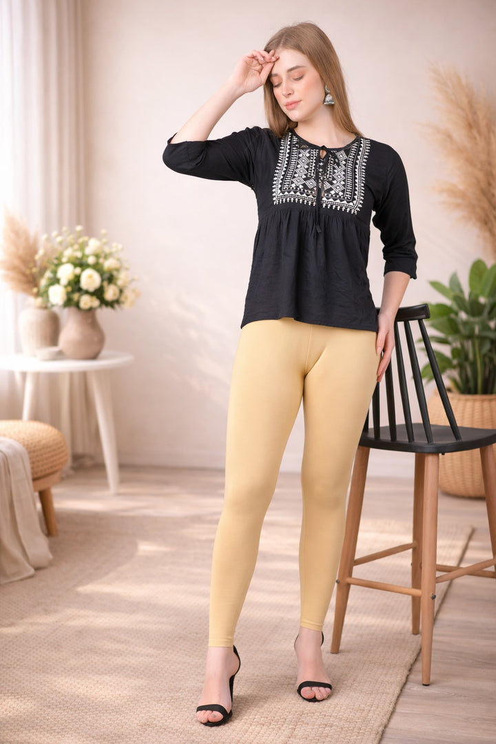 Comfort Lady Regular Fit Ankle Length Leggings