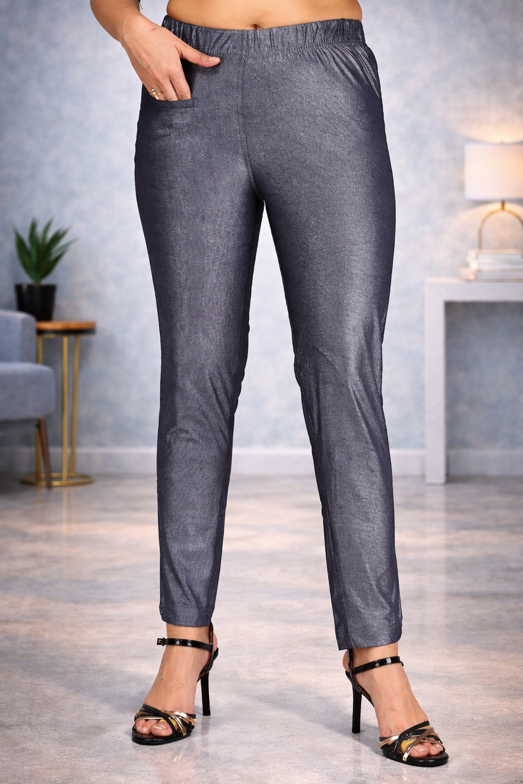 Comfort Lady Shimmer Kurti Pants