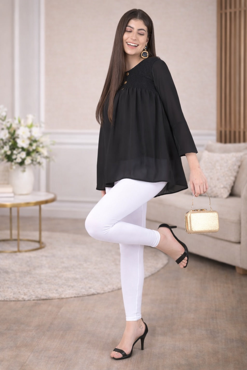Comfort Lady Regular Fit Ankle Length Leggings
