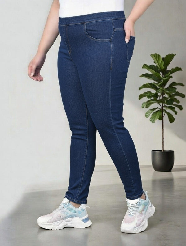 Comfort Lady Plus Size Denim Jeggings