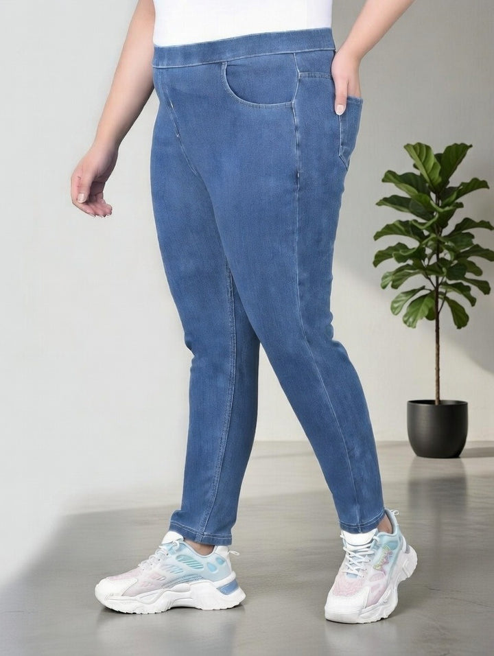 Comfort Lady Plus Size Denim Jeggings