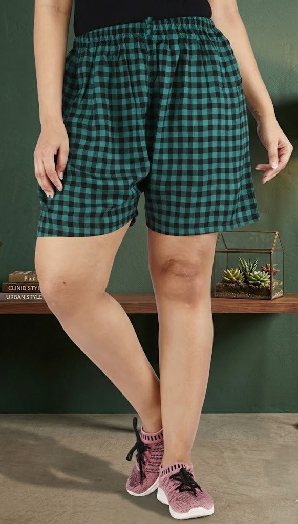Comfort Lady Printed Shorts