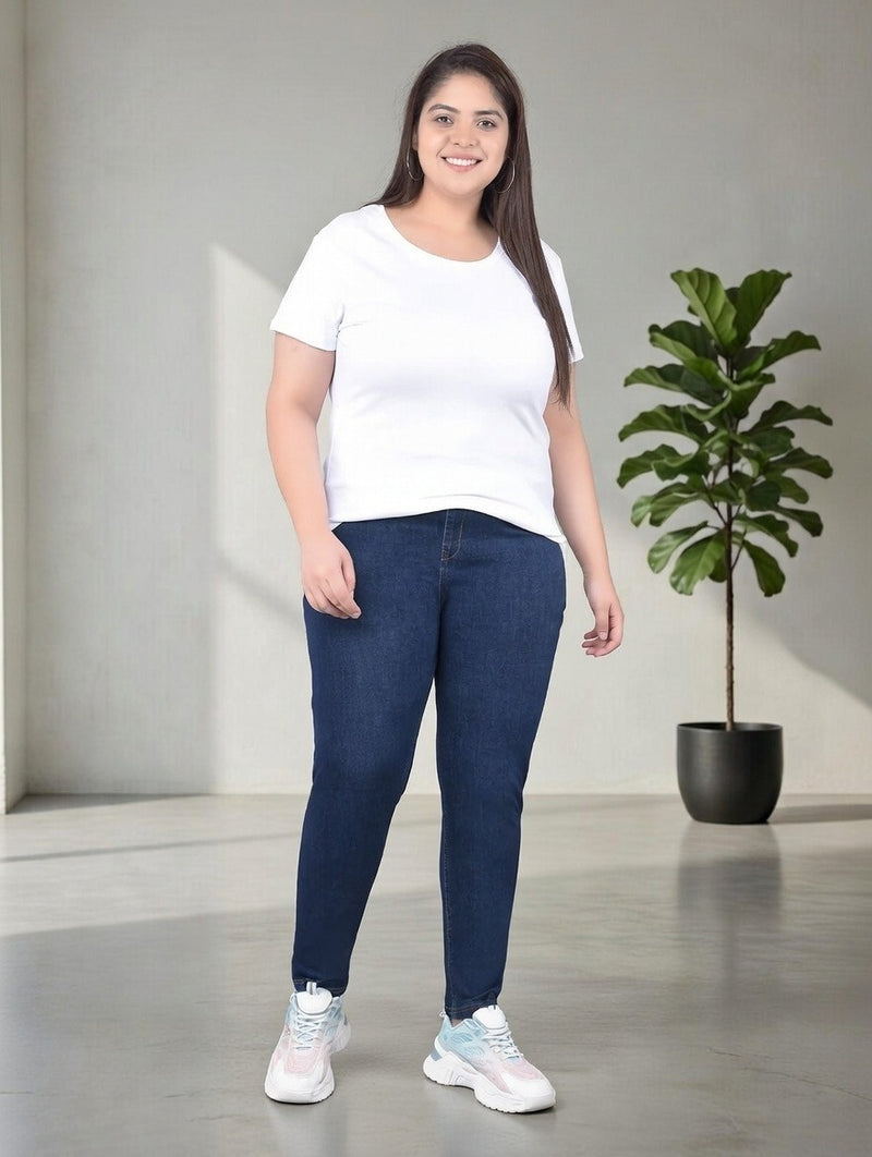 Comfort Lady Plus Size Denim Jeggings