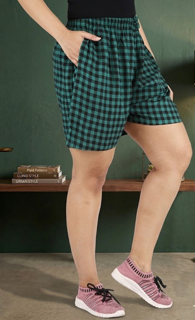 Comfort Lady Printed Shorts