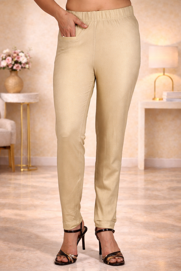 Comfort Lady Shimmer Kurti Pants