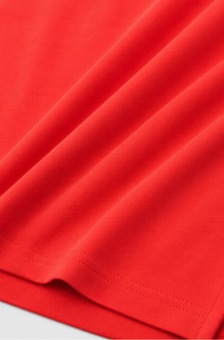 Comfort Lady Regular Fit Long Camisole - Red