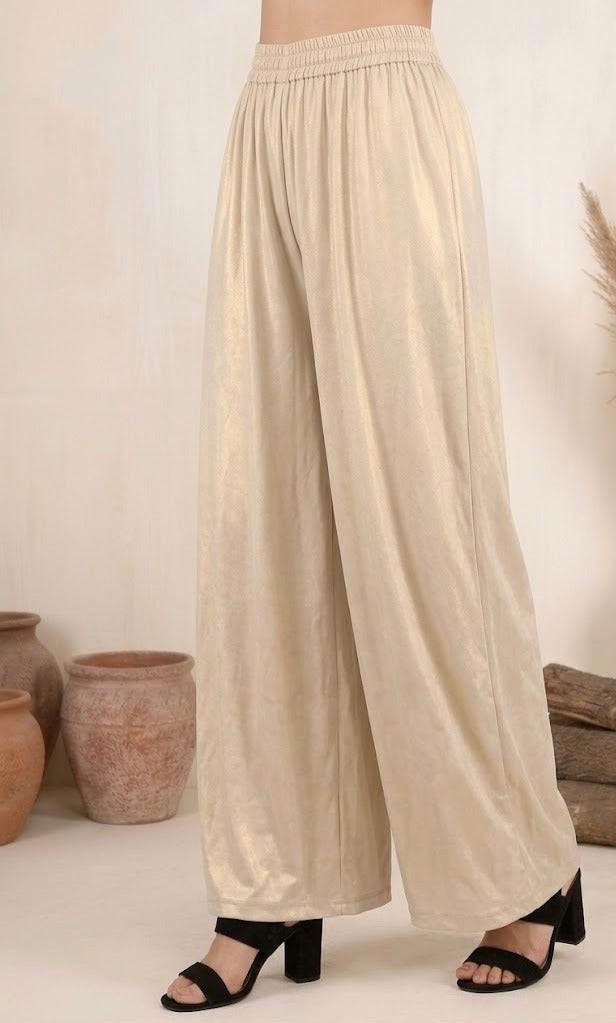 Comfort Lady Shimmer Palazzos