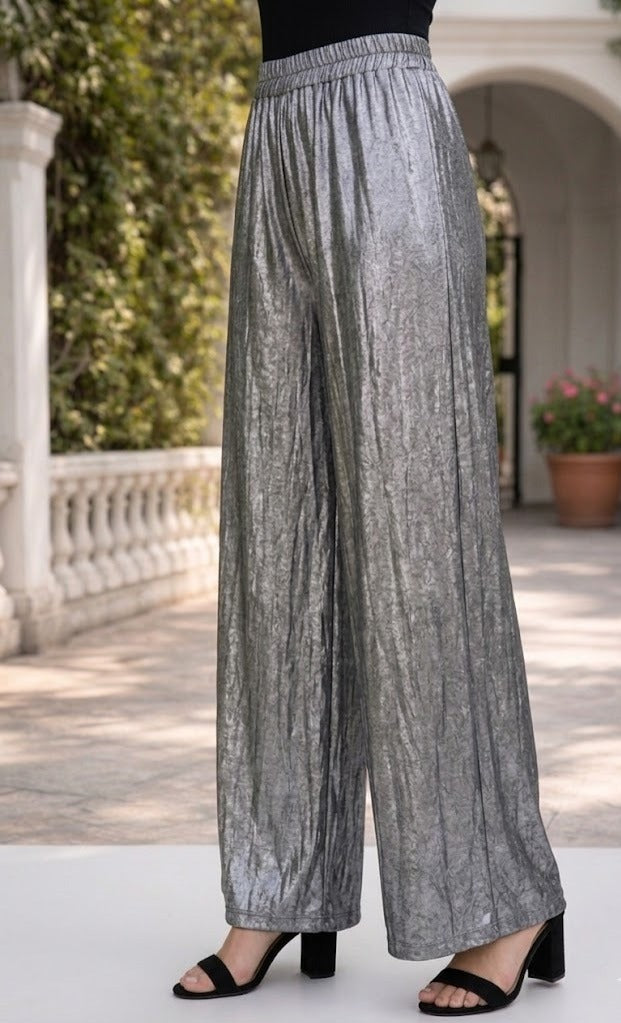 Comfort Lady Shimmer Palazzos