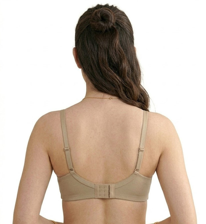 Comfort Lady Women’s Padded Wireless Cotton Bra| High Coverage All-Day Comfort - SKIN